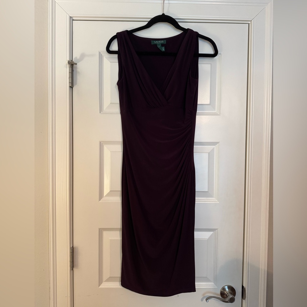 Eggplant purple dress